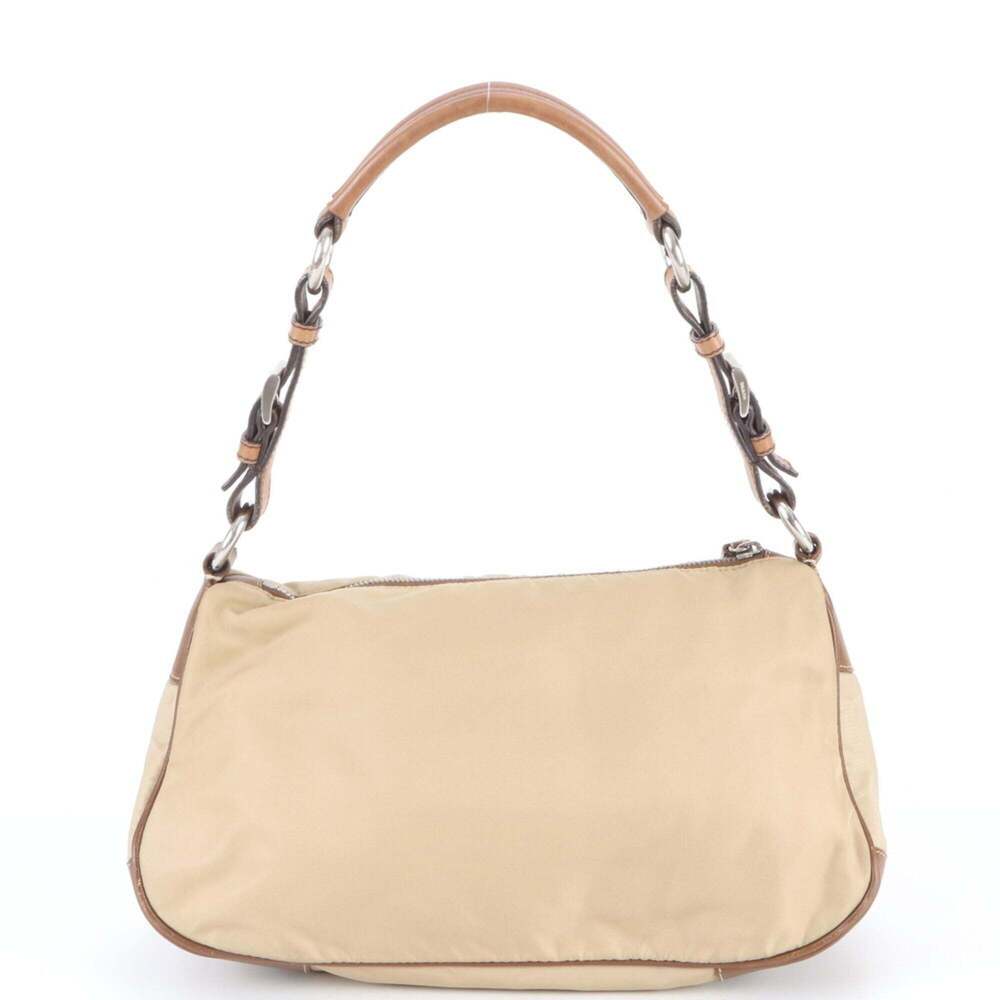 PRADA Brown Leather Shoulder Bag - Picture 3 of 8